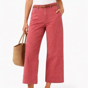 SPANX - Stretch Twill Cropped Wide Leg Pants – The Perfect Kick Flare